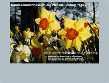 Tablet Screenshot of forum.soundofthesouth.org